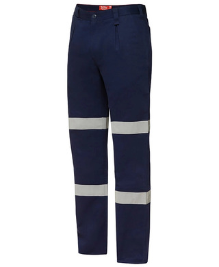 WORKWEAR, SAFETY & CORPORATE CLOTHING SPECIALISTS Foundations - Cotton Drill Pant with 3M Tape 1