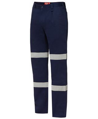 WORKWEAR, SAFETY & CORPORATE CLOTHING SPECIALISTS - Foundations - Cotton Drill Pant with 3M Tape