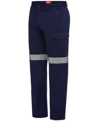 WORKWEAR, SAFETY & CORPORATE CLOTHING SPECIALISTS Core - Mens L/Weight Drill Cargo Pant w/Tape