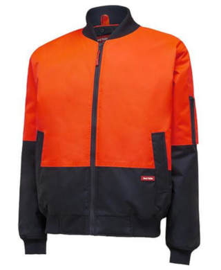 WORKWEAR, SAFETY & CORPORATE CLOTHING SPECIALISTS - Core - Hi-Visibility 2Tone Bomber Jacket