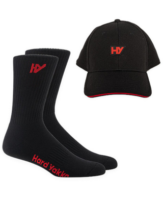 WORKWEAR, SAFETY & CORPORATE CLOTHING SPECIALISTS Red Collection - 2PK SOCK FLEX FIT BUNDLE PACK