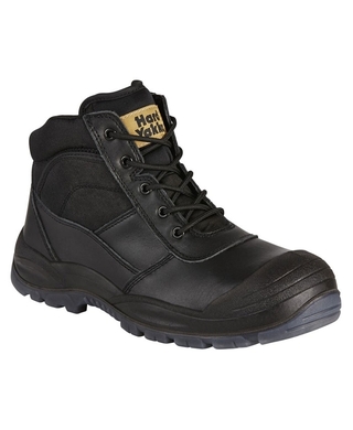 WORKWEAR, SAFETY & CORPORATE CLOTHING SPECIALISTS Foundations - Utility Side Zip Boot - Black