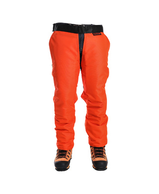WORKWEAR, SAFETY & CORPORATE CLOTHING SPECIALISTS Clogger C8 Chaps Orange Trouser Leg